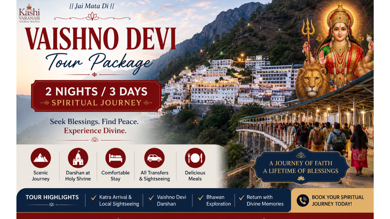 Vaishno Devi Tour Package – 2 Nights / 3 Days Spiritual Journey